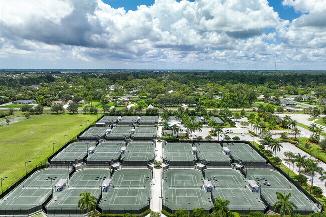 There are courts around the gated communities in Olympia neighborhood that you will never have a problem finding one.