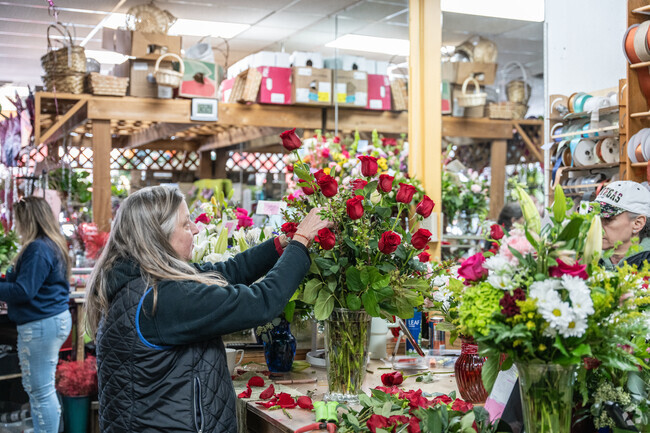 At Livermore Valley Florist, they are always busy expertly arranging flowers for customers.