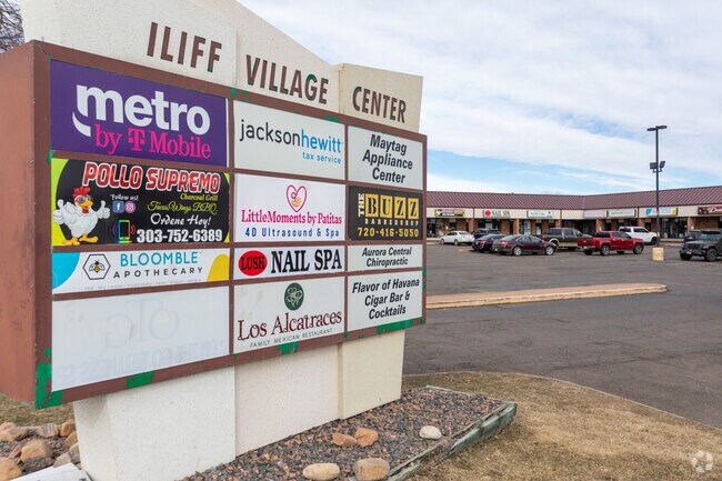 Southeast Crossing's Iliff Village Center features retail and restaurants.