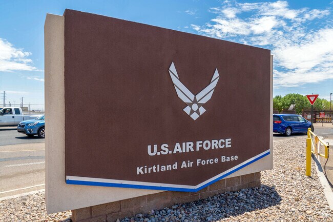 Four Hills Village is located just north of the Kirtland Air Force Base.
