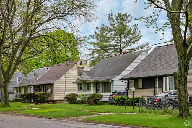 Overhang bungalows are an architectural home style unique to Merill.