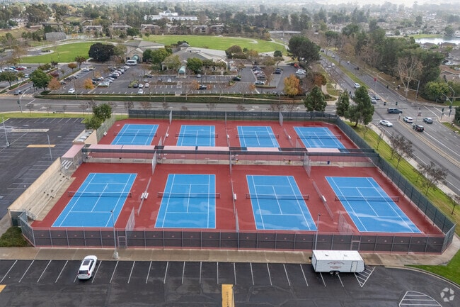 The tennis club at Woodbridge High School is one of Irvine's best.