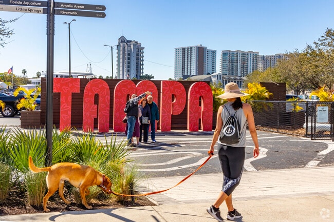 Residents and tourists alike love the Channelside area of Tampa.