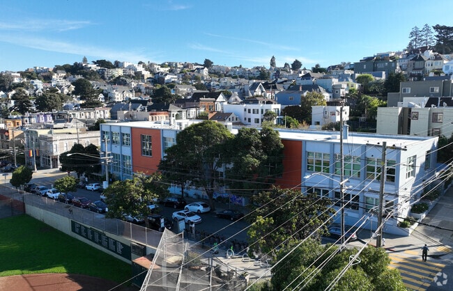 Harvey Milk Civil Rights Academy is located near the Castro in San Francisco.