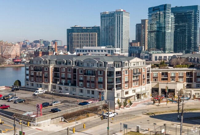 Condominiums are a popular option for residents of the Inner Harbor.