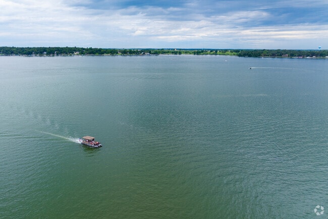 Boater-friendly Delavan Lake is at the center of the community.