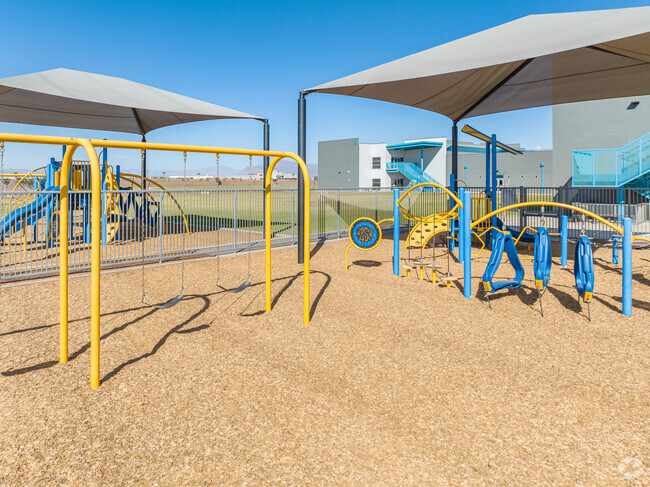 Katherine Mecham Barney Elementary provides a playground for students to enjoy.