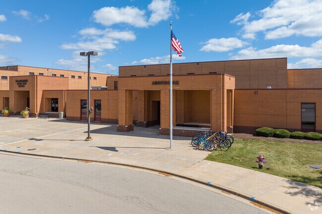 Traughber Jr High School is a
public middle school of
South Oswego, IL.