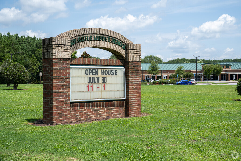 Coile Middle School is one of the newest school buildings in the area.