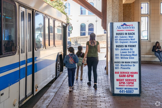 Martin Park residents can use the public tranist system to get around town.