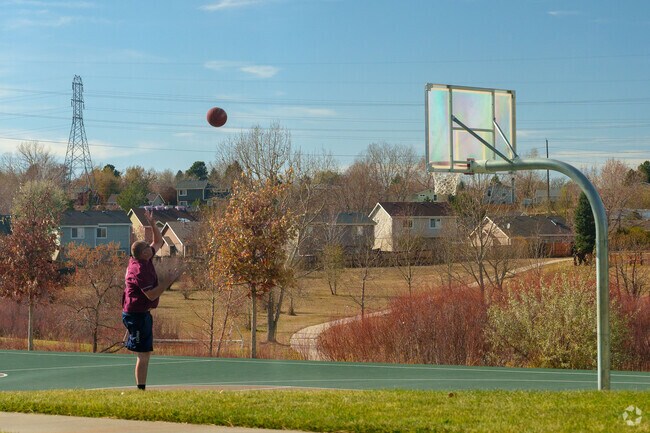 Spring Creek Park is a great spot for some basketball.