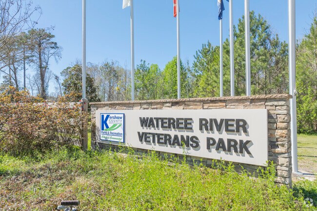 Wateree River Veterans Park in Lugoff offers a peaceful space to honor and reflect on the service of veterans.