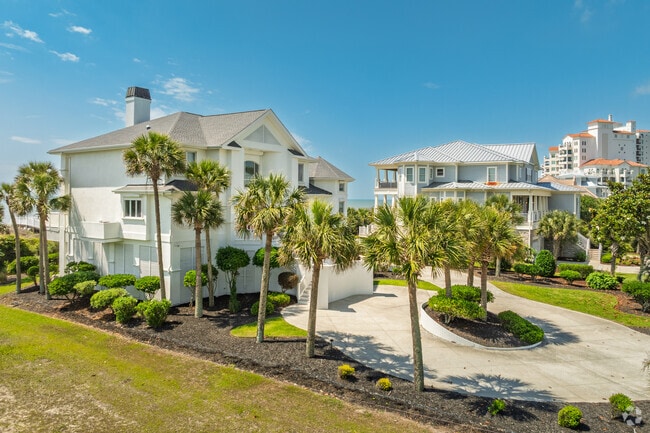 Oceanfront estates in Grande Dunes offer stunning views and exclusive beach access.