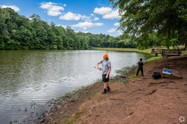 You can enjoy fishing from the shore or the dock at Farris Memorial Park.