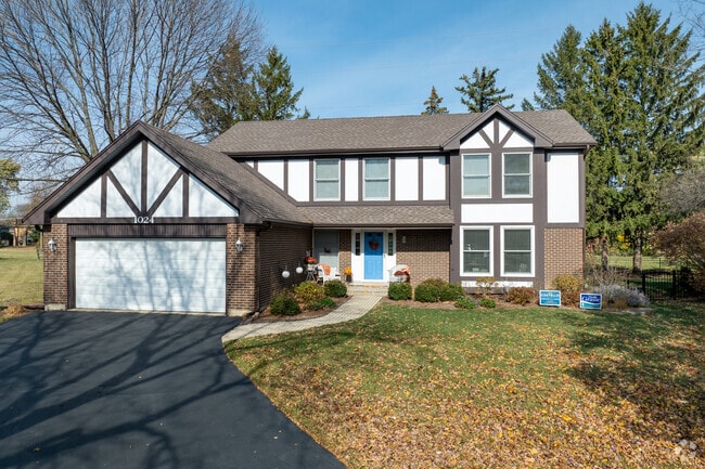Tudor styles make a flashy appearance amongst the homes in Ivy Hill.