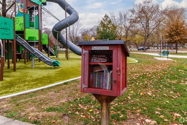 Little Free Libraries with free book exchange can be found throughout Noblesville.