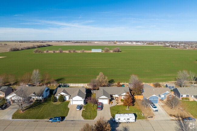 Newton homes often border farmland.