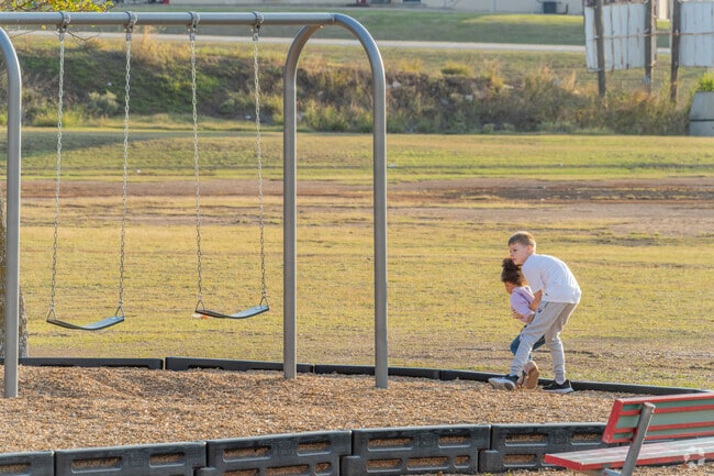 Your kids will love the playground at Wayne Gilley Park.