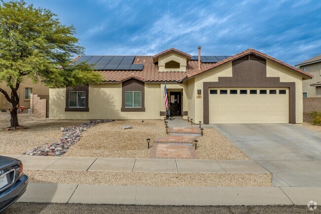 Explore Catalina's Spanish-inspired homes that are ranch style, stucco, and desert xeriscaping.