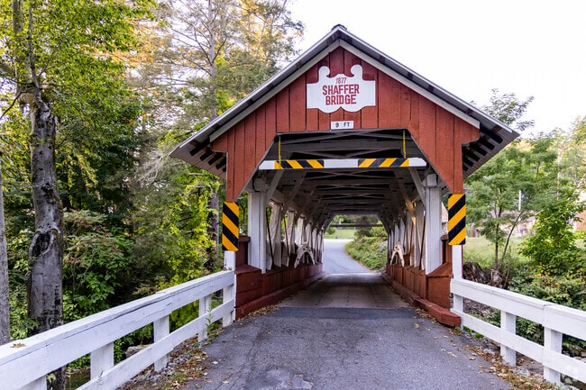 Shaffer Bridge in Upper Yoder is a nearly 150 years old historic landmark.