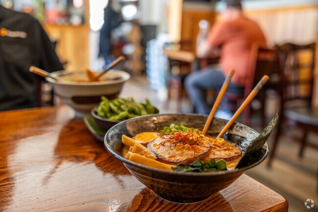 Savor delicious ramen from Kazoku, a local favorite in Longmont Estates.