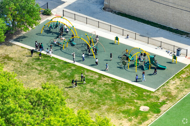 Students at Howe School of Excellence enjoy having recess outdoors in the Austin neighborhood.