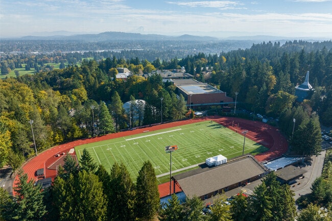 Dunthorpe is home to Lewis and Clark College on S Palatine Hill Rd.