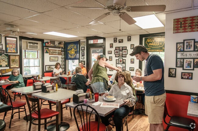 Old Willow Tree Cafe in Myerstown is a favorite for hearty breakfasts and friendly service.
