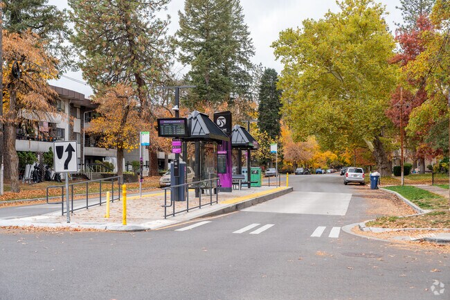 The bus stops in the Brownes Addition neighborhood have been recently updated.