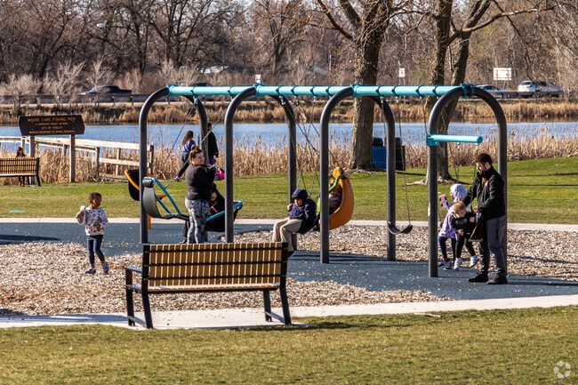 Moore Lake Park playground is a favorite for Spring Lake Park families.