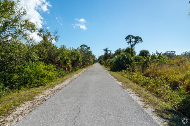 The Legacy Trail runs right through Nokomis and runs for miles North and South.