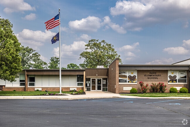 Park Elementary has an average enrollment of around 300 students.