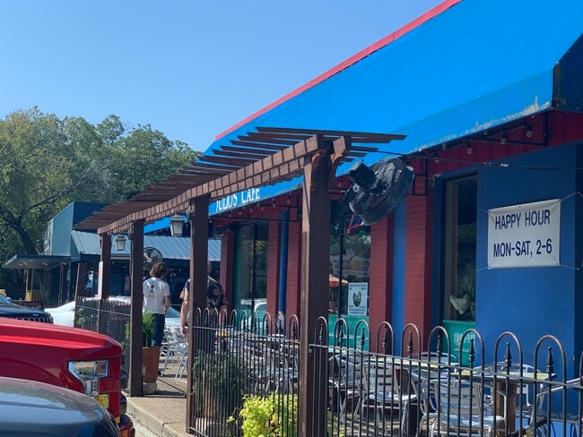 Julio’s Cafe is 1 block from the condo at 407 E 45th St (45th and Duval) Austin 78751