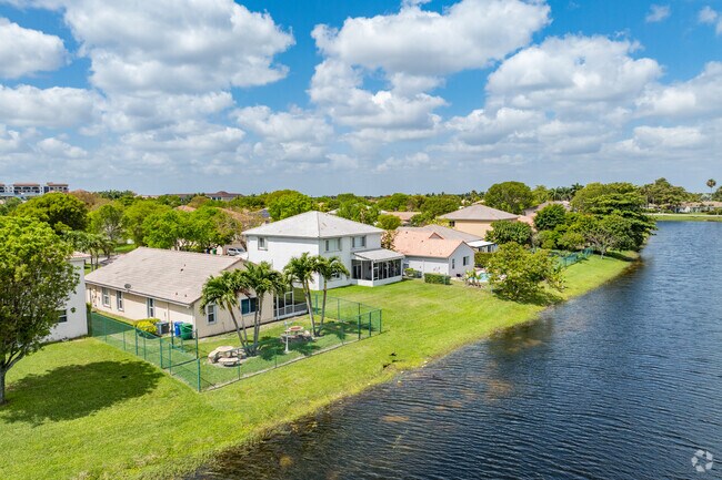 Small lakes are found throughout The Villages of Renaissance with many single family homes having lake views.