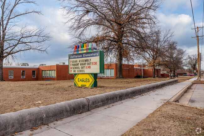 Jefferson Elementary School students go on to attend North Middle School.