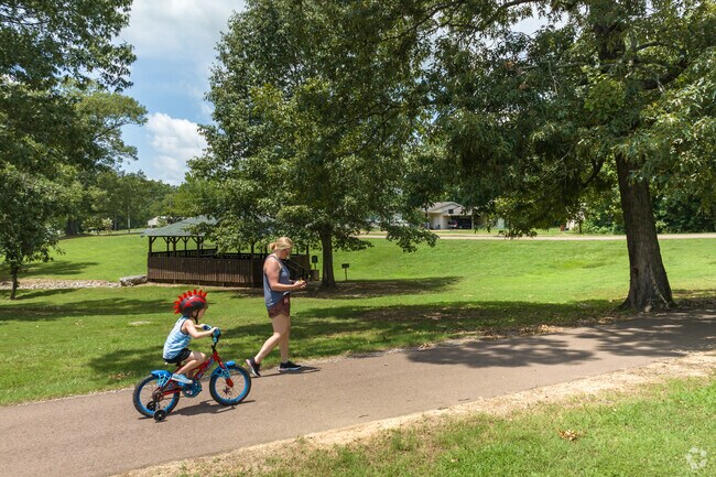 Take a stroll or a bike ride on the walking path at Conger Park.