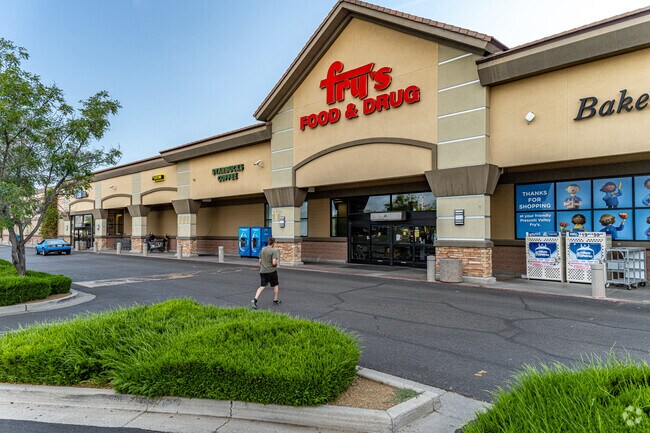 Fry's Food is a popular grocer for Coyote Springs residents to stock up on goods.