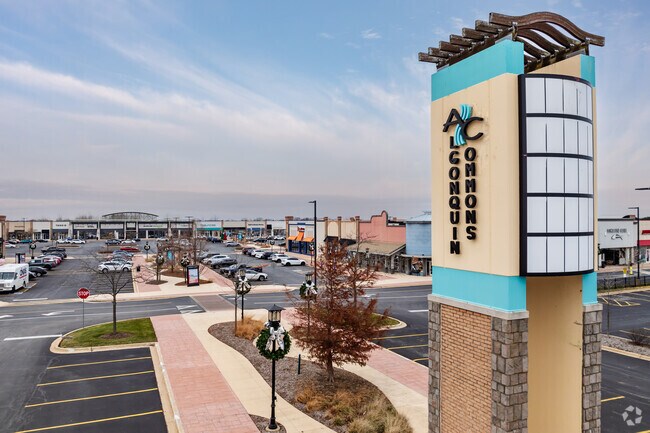 Near High Hill Farms, Algonquin Commons is an outdoor mall with about 60 stores.