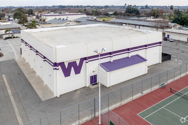 The gym at Washington High School in Easton.