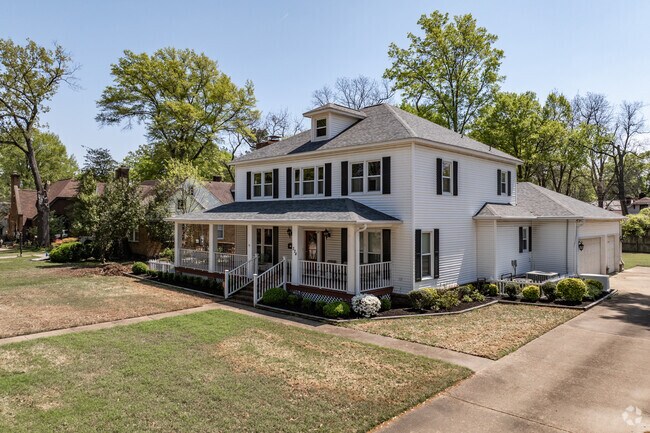 West Memphis homes come in all shapes and sizes, ranging from small shotgun homes to large historic homes like the one seen here.