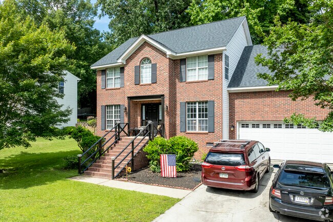 This beautiful, traditional home features a two-car garage, which is typical in Irmo.