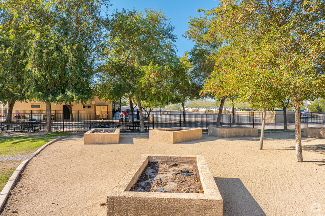 Enjoy the garden at Heritage Academy Pinnacle K-8 in Glendale.