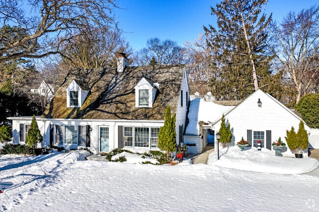 Creekside is home to classic Cape Cod-style houses.