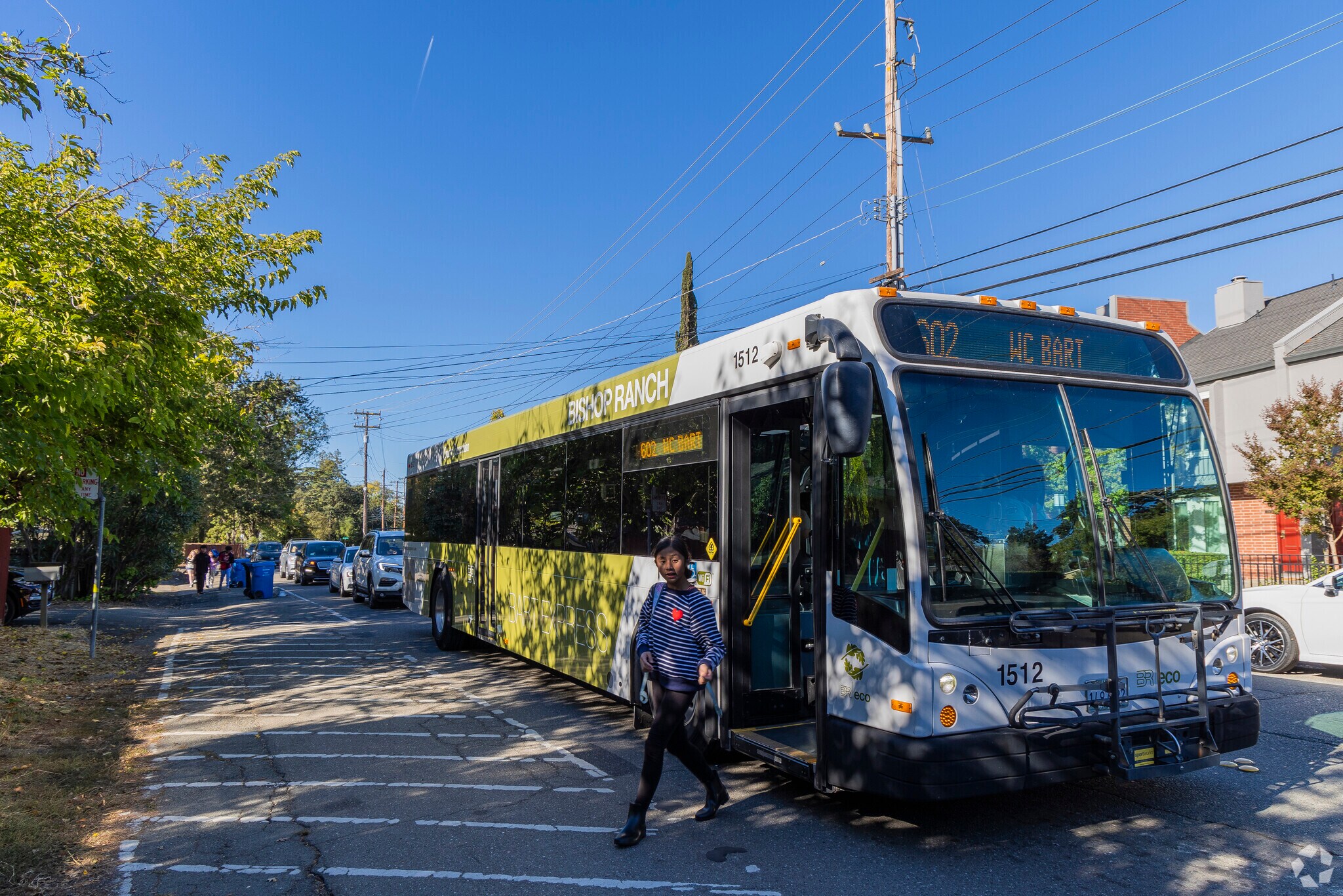 The County Connection Bus Stop helps residents get around Howe Homestead.