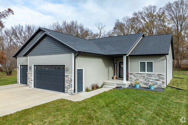 Ranch houses in Maywood are surrounded by lush yards and friendly neighbors.