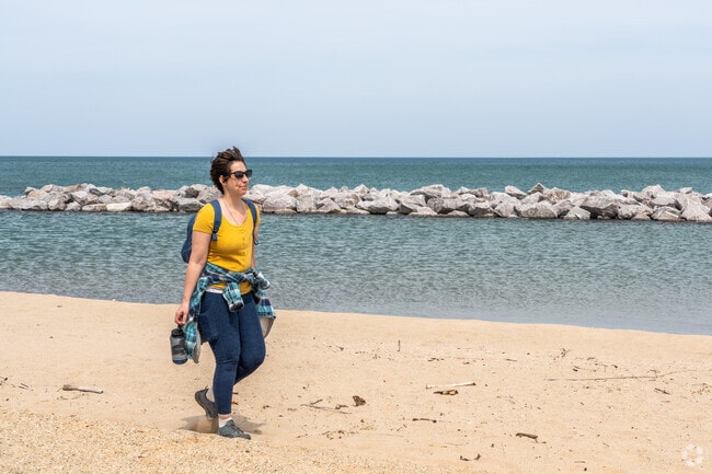 Take a stroll along Isherwood Beach in North Dunes Nature Preserve near Beulah Park.