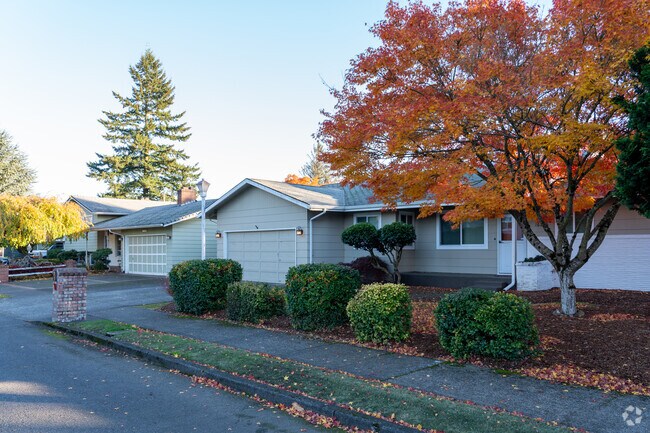 Beautiful trees line the streets of the Centennial neighborhood.