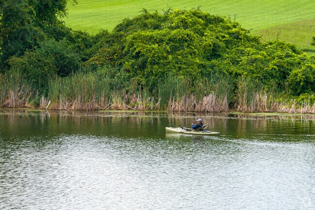 Many people come to Dryden Lake Park near Cortland to kayak and boat.