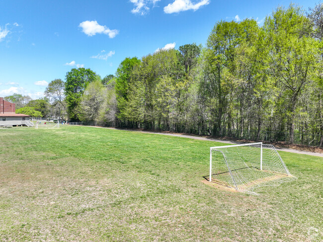 There's a soccer field at The student population of W. M. Jenkins Elementary.