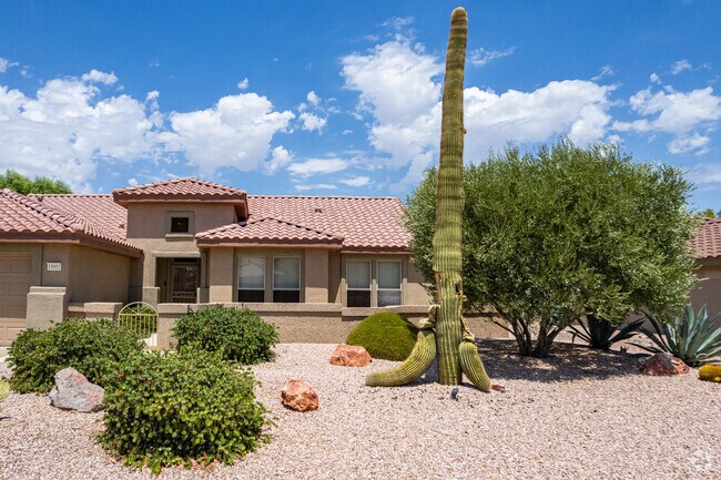 Elevate your yard with picturesque desert landscaping in The Grand.